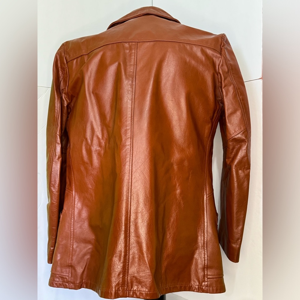 Vintage 70s Leather Jacket - Picture 4 of 10